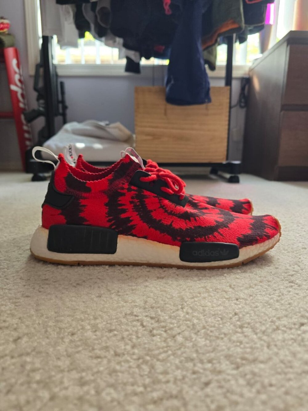 Adidas NMD X Nice Kicks Runner PK Red White Black Size 11